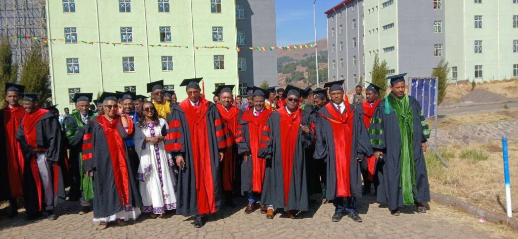 መቅደላ አምባ ዩኒቨርሲቲ በመጀመሪያ ድግሪ በተለያዩ የሙያ ዘርፎች ያሰለጠናቸውን ተማሪዎች አስመረቀ